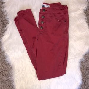 4/$20 red Old navy pants